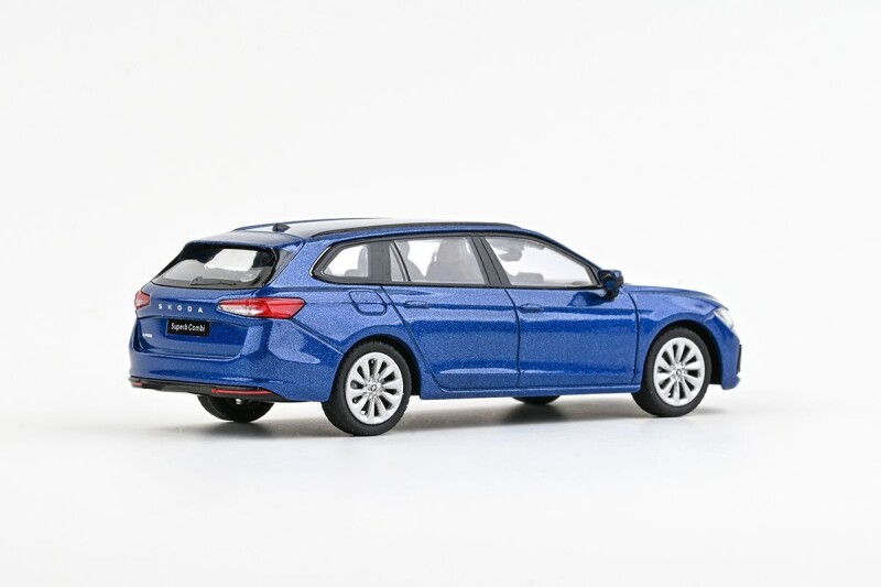 Abrex Škoda Superb IV Combi 1:43 Modrá Cobalt Metalíza